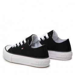 Enfant Baskets TOMMY HILFIGER - Low Cut Lace-Up Sneaker T3A4-32118-0890 M Black 999 Noir 10 Enfant Baskets TOMMY HILFIGER - Low Cut Lace-Up Sneaker T3A4-32118-0890 M Black 999 Noir -Tommy Hilfiger Soldes 0000209250015 02 st