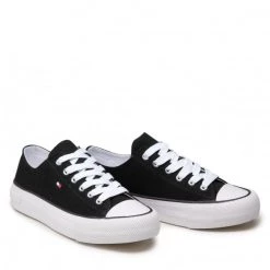 Enfant Baskets TOMMY HILFIGER - Low Cut Lace-Up Sneaker T3A4-32118-0890 S Black 999 Noir 12 Enfant Baskets TOMMY HILFIGER - Low Cut Lace-Up Sneaker T3A4-32118-0890 S Black 999 Noir -Tommy Hilfiger Soldes 0000209250022 05 st