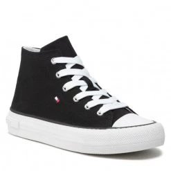Enfant Sneakers Tommy Hilfiger - High Top Lace-Up Sneaker T3A4-32119-0890 S Black 999 Noir