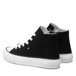 Enfant Sneakers Tommy Hilfiger - High Top Lace-Up Sneaker T3A4-32119-0890 S Black 999 Noir -Tommy Hilfiger Soldes 0000209250084 02 pl