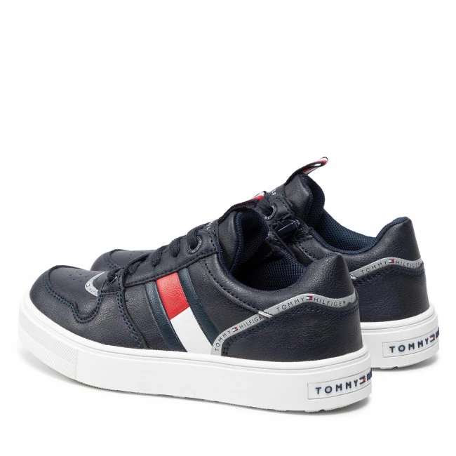 Enfant Sneakers Tommy Hilfiger - Low Cut Lace-Up Sneaker T3B4-32065-0900 M Blue 800 Bleu Marine 5 Enfant Sneakers Tommy Hilfiger - Low Cut Lace-Up Sneaker T3B4-32065-0900 M Blue 800 Bleu Marine – Image 3