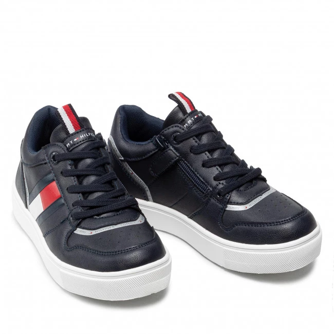 Enfant Sneakers Tommy Hilfiger - Low Cut Lace-Up Sneaker T3B4-32065-0900 M Blue 800 Bleu Marine 7 Enfant Sneakers Tommy Hilfiger - Low Cut Lace-Up Sneaker T3B4-32065-0900 M Blue 800 Bleu Marine – Image 5