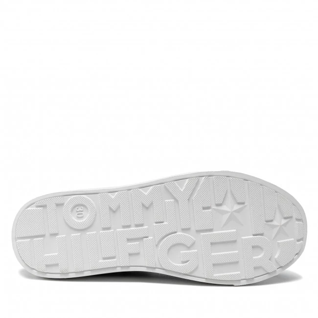 Enfant Sneakers Tommy Hilfiger - Low Cut Lace-Up Sneaker T3B4-32065-0900 M Blue 800 Bleu Marine 6 Enfant Sneakers Tommy Hilfiger - Low Cut Lace-Up Sneaker T3B4-32065-0900 M Blue 800 Bleu Marine – Image 4