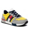 Enfant Sneakers Tommy Hilfiger - Low Cut Lace-Up Sneaker T3B4-32241-1040 M Grey/Yellow X521 Gris, Jaune -Tommy Hilfiger Soldes 0000209250336 01 nc