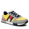 Enfant Sneakers TOMMY HILFIGER - Low Cut Lace-Up Sneaker T3B4-32241-1040 S Grey/Yellow X521 Multicolore, Jaune -Tommy Hilfiger Soldes 0000209250343 01 mg kopia
