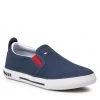 Enfant Tennis TOMMY HILFIGER - Low Cut Sneaker T3X4-32206-0890 M Blue 800 Bleu Marine