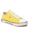 Unisexe Sneakers Tommy Hilfiger - Low Cut Lace-Up Sneaker T3X4-32207-0890 S Yellow 200 Jaune -Tommy Hilfiger Soldes 0000209250442 01 pl