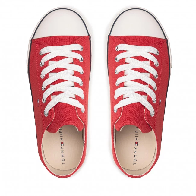 Enfant Baskets TOMMY HILFIGER - Low Cut Lace-Up Sneaker T3X4-32207-0890 M Red 300 Rouge 8 Enfant Baskets TOMMY HILFIGER - Low Cut Lace-Up Sneaker T3X4-32207-0890 M Red 300 Rouge – Image 6