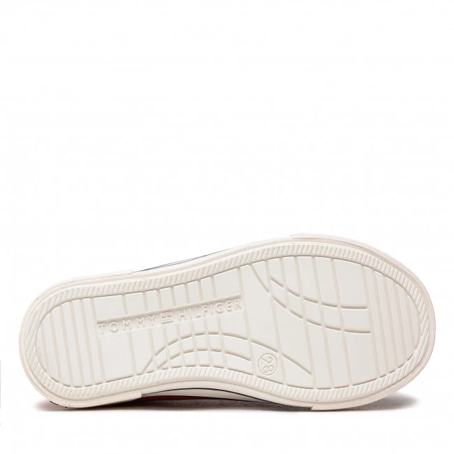 Enfant Baskets TOMMY HILFIGER - Low Cut Lace-Up Sneaker T3X4-32207-0890 M Red 300 Rouge 6 Enfant Baskets TOMMY HILFIGER - Low Cut Lace-Up Sneaker T3X4-32207-0890 M Red 300 Rouge – Image 4