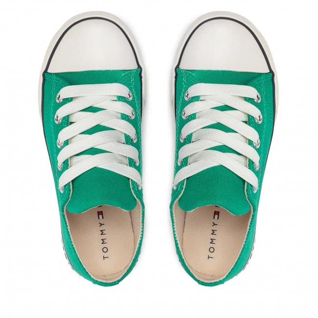 Enfant Sneakers Tommy Hilfiger - Low Cut Lace-Up Sneaker T3X4-32207-0890 M Green 400 Vert 8 Enfant Sneakers Tommy Hilfiger - Low Cut Lace-Up Sneaker T3X4-32207-0890 M Green 400 Vert – Image 6