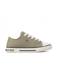 Enfant Sneakers Tommy Hilfiger - Low Cut Lace-Up Sneaker T3X4-32207-0890 M Military Green 414 Vert -Tommy Hilfiger Soldes 0000209250497 03 plj