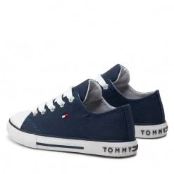 Enfant Sneakers Tommy Hilfiger - Low Cut Lace-Up Sneaker T3X4-32207-0890 M Blue 800 Bleu Marine -Tommy Hilfiger Soldes 0000209250510 02 plj