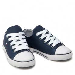 Enfant Sneakers Tommy Hilfiger - Low Cut Lace-Up Sneaker T3X4-32207-0890 M Blue 800 Bleu Marine -Tommy Hilfiger Soldes 0000209250510 03 plj