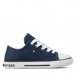 Enfant Sneakers Tommy Hilfiger - Low Cut Lace-Up Sneaker T3X4-32207-0890 M Blue 800 Bleu Marine -Tommy Hilfiger Soldes 0000209250510 07 plj