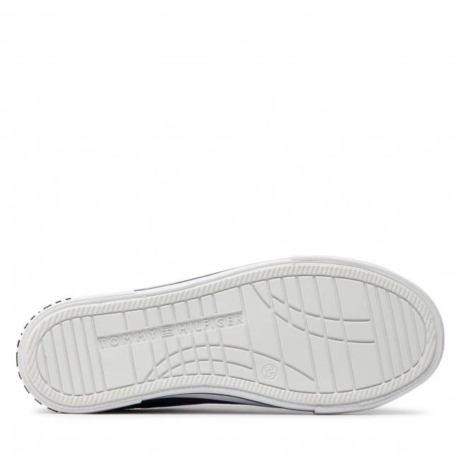 Enfant Baskets TOMMY HILFIGER - Low Cut Lace-Up Sneaker T3X4-32207-0890 S Blue 800 Bleu Marine 6 Enfant Baskets TOMMY HILFIGER - Low Cut Lace-Up Sneaker T3X4-32207-0890 S Blue 800 Bleu Marine – Image 4