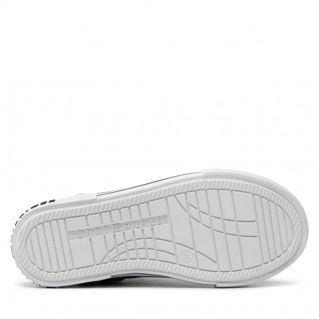 Enfant Baskets TOMMY HILFIGER - High Top Lace-Up Sneaker T3X4-32209-0890 M Blue 800 Bleu Marine 6 Enfant Baskets TOMMY HILFIGER - High Top Lace-Up Sneaker T3X4-32209-0890 M Blue 800 Bleu Marine – Image 4