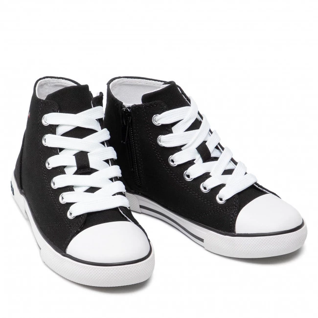 Unisexe Baskets TOMMY HILFIGER - High Top Lace-Up Sneaker T3X4-32209-0890 M Black 999 Noir 7 Unisexe Baskets TOMMY HILFIGER - High Top Lace-Up Sneaker T3X4-32209-0890 M Black 999 Noir – Image 5
