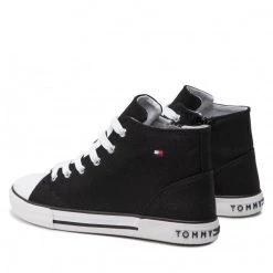 Enfant Sneakers Tommy Hilfiger - Higt Top Lace-Up Sneaker T3X4-32209-0890 S Black 999 Noir -Tommy Hilfiger Soldes 0000209250671 02 fp
