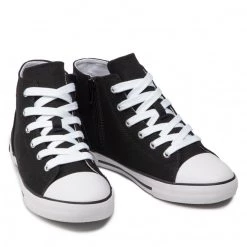 Enfant Sneakers Tommy Hilfiger - Higt Top Lace-Up Sneaker T3X4-32209-0890 S Black 999 Noir -Tommy Hilfiger Soldes 0000209250671 03 fp