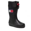 Enfant Bottes De Pluie Tommy Hilfiger - Rain Boot T3X6-30766-0047 M Black 999 Noir