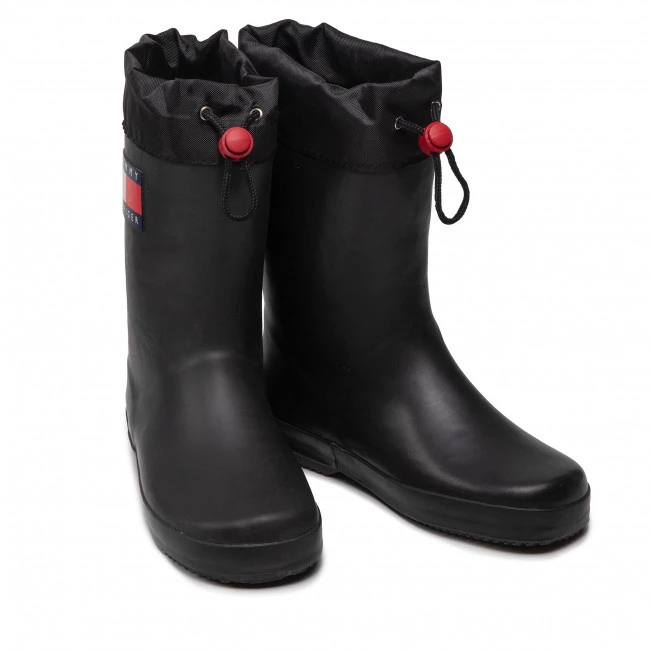 Enfant Bottes De Pluie TOMMY HILFIGER - Rain Boot T3X6-30766-0047 S Black 999 Noir 7 Enfant Bottes De Pluie TOMMY HILFIGER - Rain Boot T3X6-30766-0047 S Black 999 Noir – Image 5
