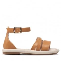 Enfant Sandales Tommy Hilfiger - Sandal T3A2-32173-0371 M Tobacco 520 Marron -Tommy Hilfiger Soldes 0000209681352 08 ks