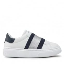 Enfant Sneakers Tommy Hilfiger - Low Cut Sneaker T3A4-32154-1383 M White/Blue/Red Blanc -Tommy Hilfiger Soldes 0000209681598 04 mg kopia
