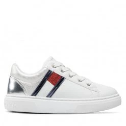 Enfant Sneakers Tommy Hilfiger - Low Cut Lace-Up Sneaker T3A4-32156-1383 M White/Blue/Red Blanc 9 Enfant Sneakers Tommy Hilfiger - Low Cut Lace-Up Sneaker T3A4-32156-1383 M White/Blue/Red Blanc -Tommy Hilfiger Soldes 0000209681659 08 ks