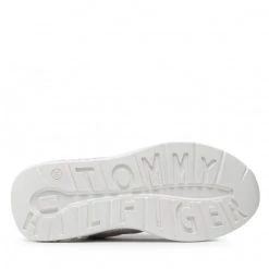 Enfant Sneakers TOMMY HILFIGER - Low Cut Lace-Up Sneaker T3A4-32167-0733 M White/Pink X134 Blanc -Tommy Hilfiger Soldes 0000209681796 04 mk