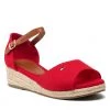 Enfant Espadrilles Tommy Hilfiger - Rope Wedge Sandal T3A7-32185-0048 M Red 300 Rouge -Tommy Hilfiger Soldes 0000209681819 01 pl