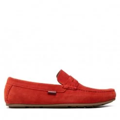 Homme Mocassins Tommy Hilfiger - Classic Suede Driver FM0FM02725 Cinnabar Red XNG Orange -Tommy Hilfiger Soldes 0000209898682 08 ph
