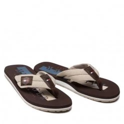 Homme Tongs Tommy Hilfiger - Badge Beach Sandal FM0FM03981 Classic Beige ACI Beige, Marron 12 Homme Tongs Tommy Hilfiger - Badge Beach Sandal FM0FM03981 Classic Beige ACI Beige, Marron -Tommy Hilfiger Soldes 0000209899122 03 ph