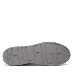 Homme Sneakers Tommy Hilfiger - Retro Court Mix Cupsole FM0FM04006 Grey Whsper PQU Gris -Tommy Hilfiger Soldes 0000209899375 07 ph