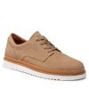 Homme Chaussures Basses Tommy Hilfiger - Cleated Unlined Casual Nbk Shoe FM0FM04043 Classic Khaki RBL Marron