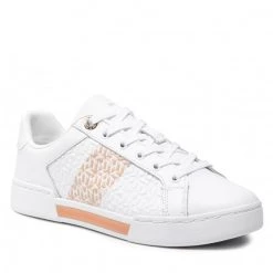 Femme Sneakers TOMMY HILFIGER - Th Monogram Elevated Sneaker FW0FW06455 Misty Blush TRY Blanc