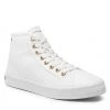 Femme Sneakers TOMMY HILFIGER - Essential Midcut Sneaker FW0FW06176 White YBR Blanc -Tommy Hilfiger Soldes 0000209908244 01 mk