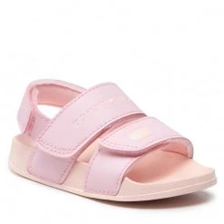 Enfant Sandales TOMMY HILFIGER - Velcro Sandal T1A2-32193-0193 Pink 302 Rose