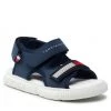 Enfant Sandales TOMMY HILFIGER - Velcro Sandal T1B2-32252-1357 S Blue 800 Bleu Marine -Tommy Hilfiger Soldes 01 0000209680683 ks