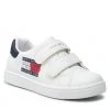 Enfant Sneakers Tommy Hilfiger - Lov Cut Velcro Sneaker T1B4-32215-1351 S White/Blue X336 Blanc -Tommy Hilfiger Soldes 01 0000209680935 ks