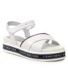 Enfant Sandales Tommy Hilfiger - Platform Velcro Sandal T3A2-32178-0774 M White 100 Blanc