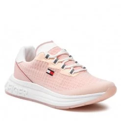 Enfant Sneakers TOMMY HILFIGER - Low Cut Lace-Up Sneaker T3A4-32166-0308 S Pink/White X054 Rose