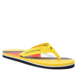 Enfant Tongs TOMMY HILFIGER - Flag Print Flip Flop T3B8-32267-0058 S Yellow 200 Jaune