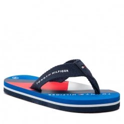 Enfant Tongs Tommy Hilfiger - Flag Print Flip Flop T3B8-32267-0058 M Blue 800 Bleu Marine
