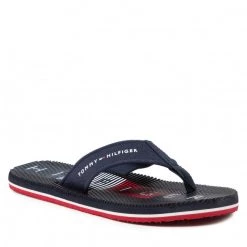 Homme Tongs Tommy Hilfiger - Massage Footbed Beach Sandal FM0FM03979 Desert Sky DW5 Bleu Marine