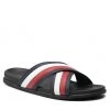 Homme Mules / Sandales De Bain Tommy Hilfiger - Elevated Corporate Sandal FM0FM03971 Rwb 0GY Bleu Marine 1 Homme Mules / Sandales De Bain Tommy Hilfiger - Elevated Corporate Sandal FM0FM03971 Rwb 0GY Bleu Marine -Tommy Hilfiger Soldes 01 0000209898927 ks