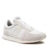 Homme Sneakers TOMMY HILFIGER - Runner Lo Stripe Mix FM0FM04023 Ecru YBL Blanc -Tommy Hilfiger Soldes 01 0000209906646 fp