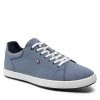 Homme Sneakers Tommy Hilfiger - Essential Chambray Vulc FM0FM03993 Twilight Indigo C5F Bleu -Tommy Hilfiger Soldes 01 0000209906769 st 1