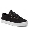 Femme Sneakers TOMMY HILFIGER - Essential Sneaker FW0FW06664 Black BDS Noir -Tommy Hilfiger Soldes 01 0000209909746 ts