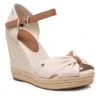 Femme Espadrilles TOMMY HILFIGER - Basic Open Toe High Wedge FW0FW04784 Classic Beige ACI Beige -Tommy Hilfiger Soldes 01 0000209909821 plj