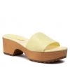 Femme Mules / Sandales De Bain TOMMY HILFIGER - Feminine Mid Heel Clog Sandal FW0FW06241 Lemon Twist ZHF Jaune -Tommy Hilfiger Soldes 01 0000209910063 ph